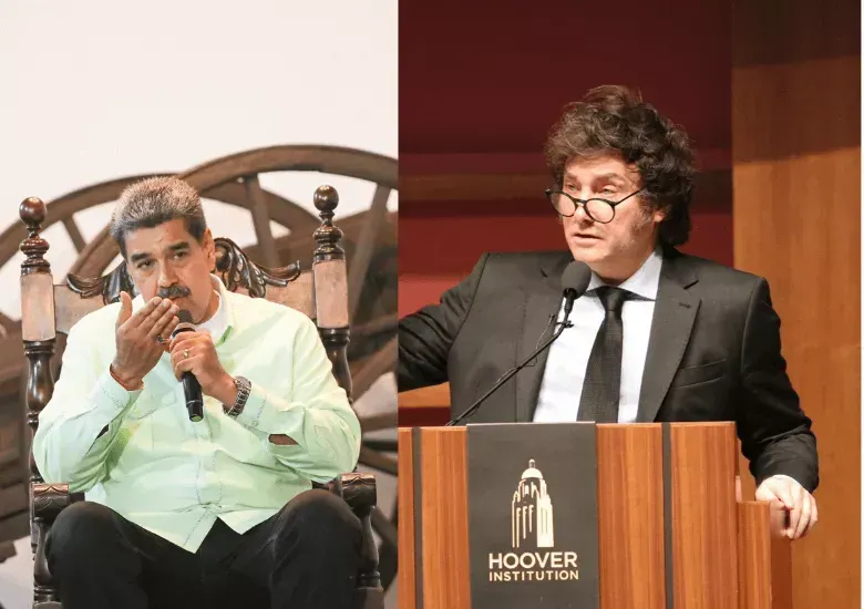 Maduro cuestiona a Milei por su apoyo al Comando Sur de EEUU