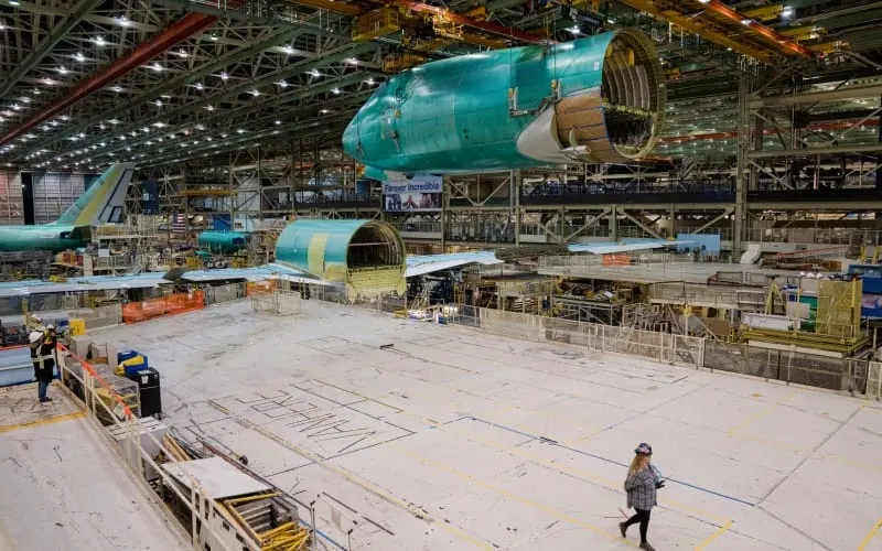 boeing airbus titanio