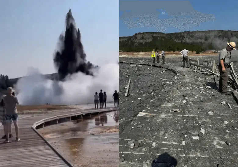 Explosión Yellowstone