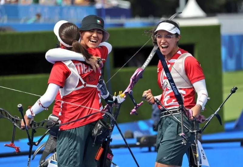 ¡Histórico! México sube al podio en tiro con arco femenino por primera vez en los Juegos Olímpicos