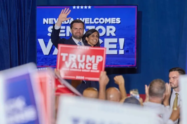 Esposa de JD Vance lo defendió tras sus comentarios sobre las "mujeres de gatos sin hijos"