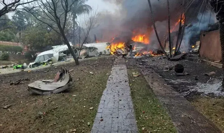 Avión Brasil accidente