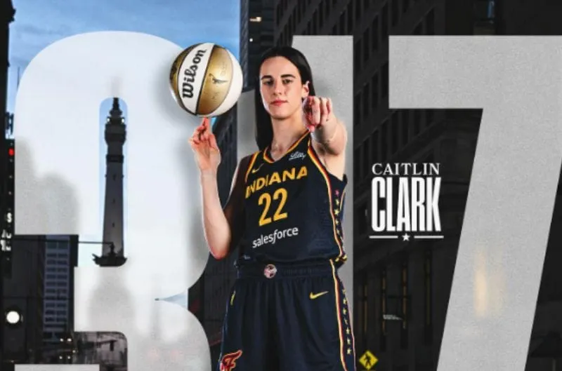 Caitlin Clark rompe récord de puntos y asistencias en la WNBA