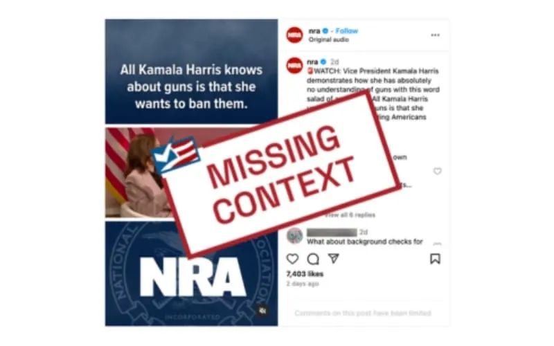 Kamala Harris armas de fuego