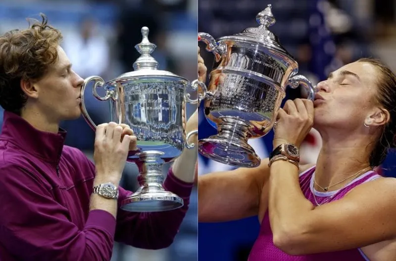 FOTOS | Jannik Sinner y Aryna Sabalenka dominan el US Open