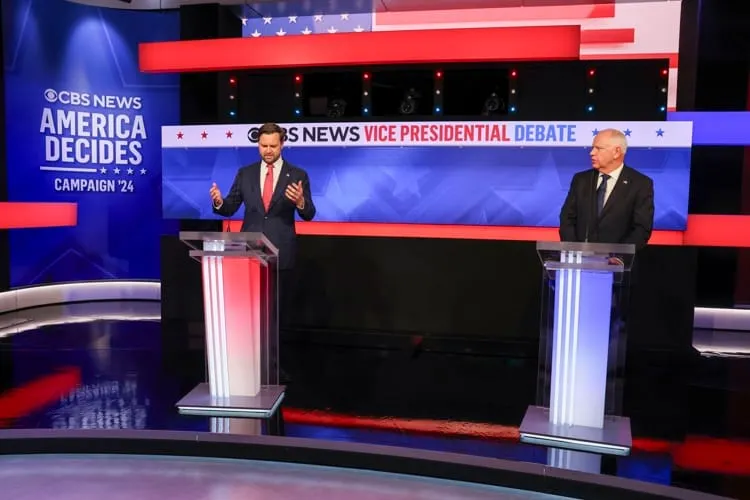 tim walz jd vance debate factcheck