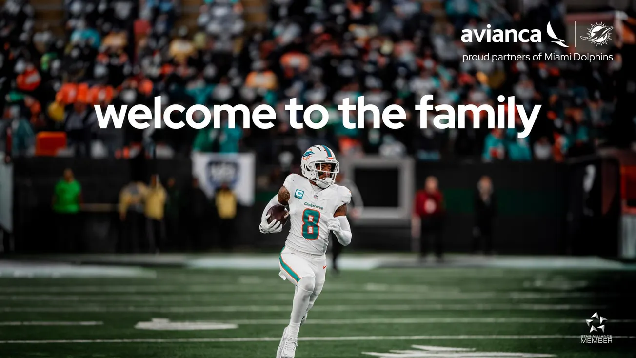 Jevon Holland, de Miami Dolphins, se une a Avianca para impulsar el turismo latinoamericano