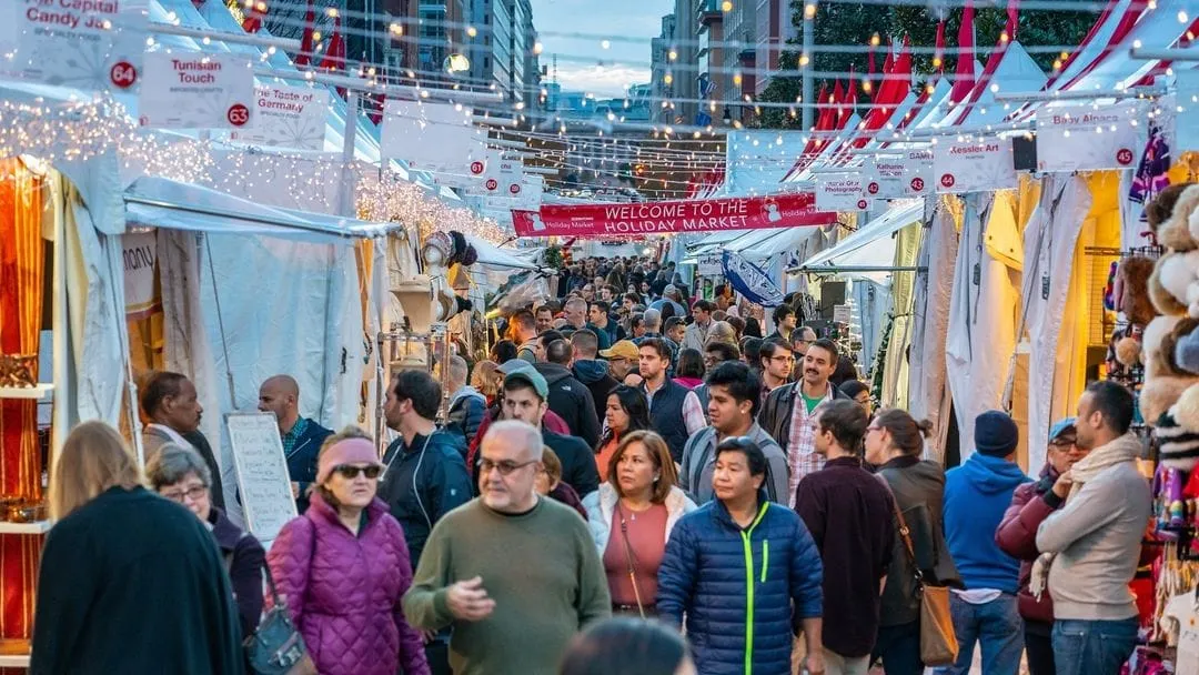 El Downtowndc Holiday Market regresa con más de 100 vendedores