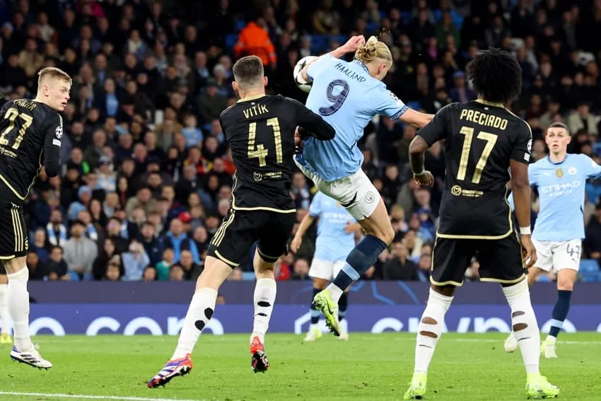 Manchester City golea y Haaland brilla con doblete en Champions