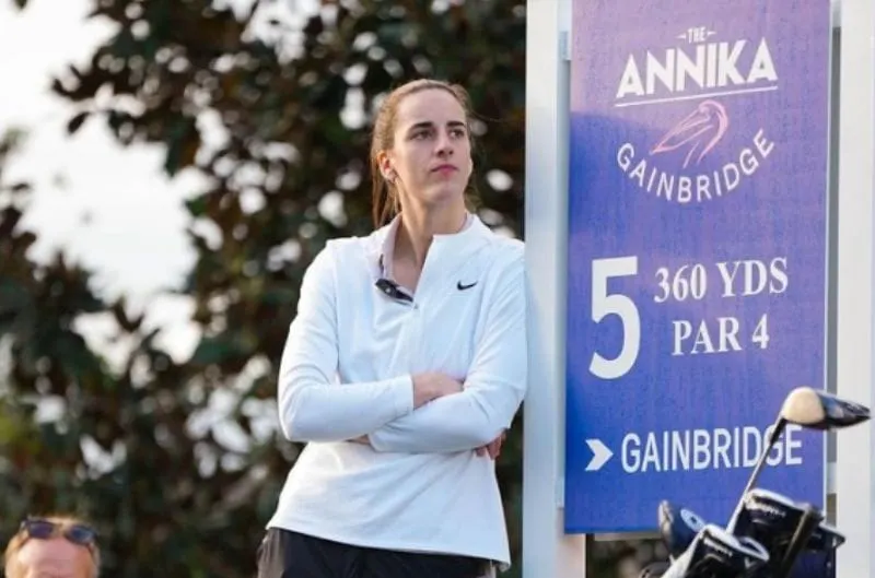 Caitlin Clark conquista el golf y atrae multitudes en torneo Pro-Am
