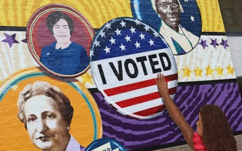 La vicepresidenta Kamala Harris afirmó erróneamente que el expresidente Donald Trump estaba hablando sobre la "libertad repro