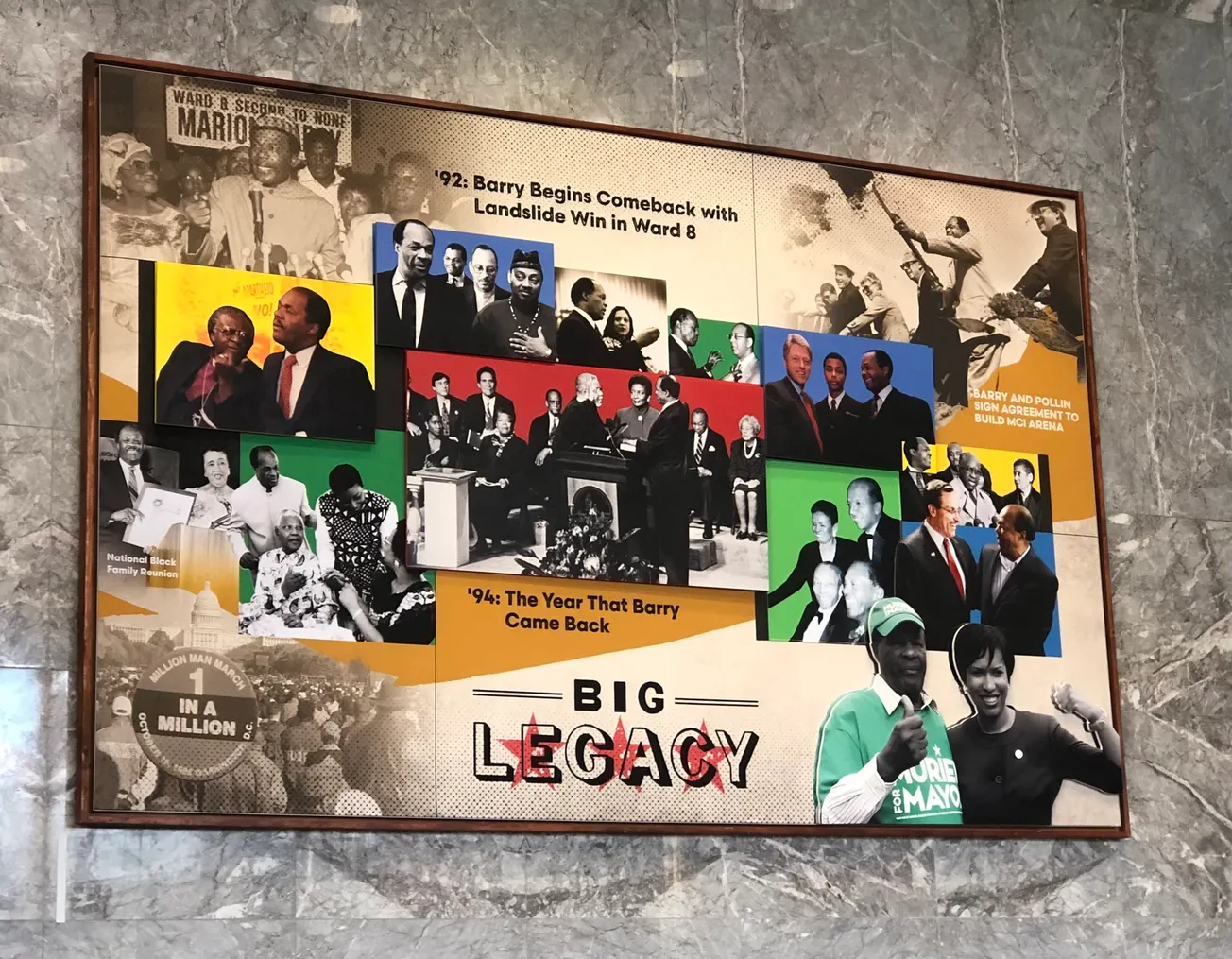 La alcaldesa Bowser inaugura murales en honor al legado de Marion Barry Jr.