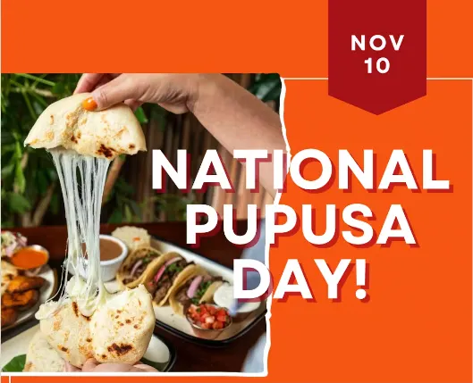 El Tamarindo celebra el Día Nacional de la Pupusa el 10 de noviembre con un delicioso evento