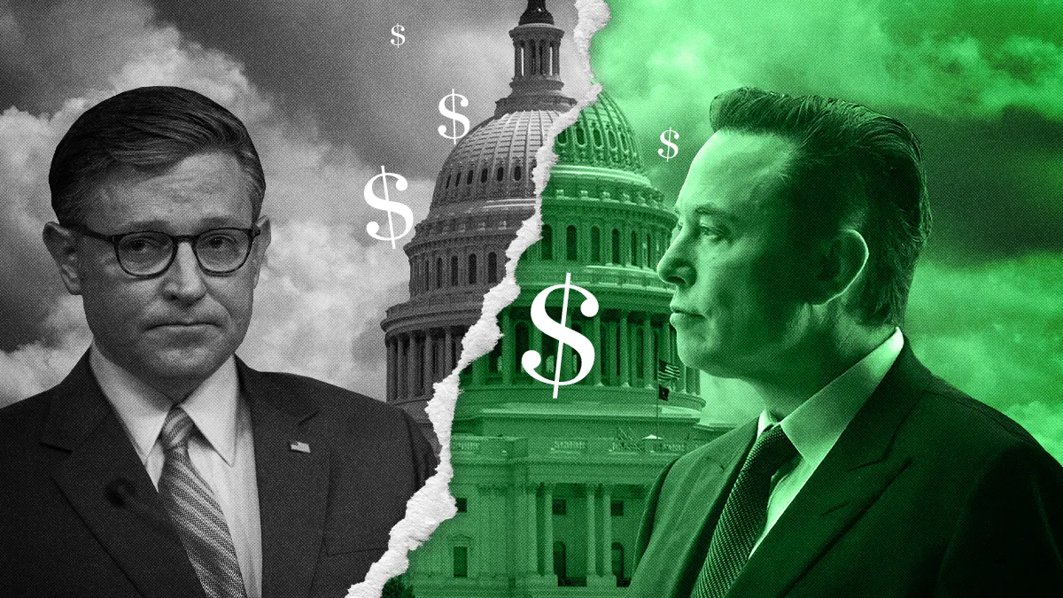 Musk Mike Johnson Capitol Hill Congreso