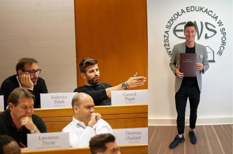 ¿Qué estudiaron Piqué, Lewandowski y otros atletas de élite?