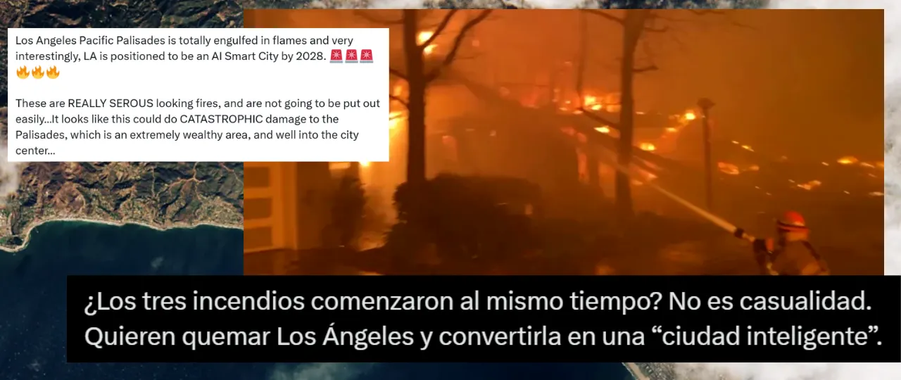 incendios california teorías conspirativas