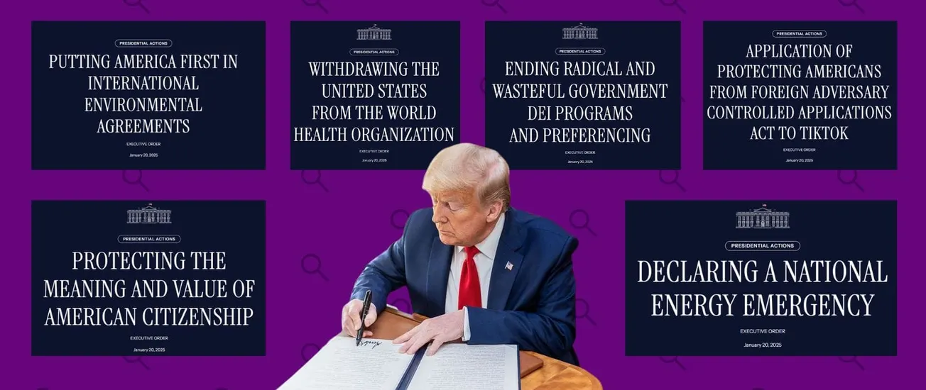 órdenes ejecutivas de donald trump