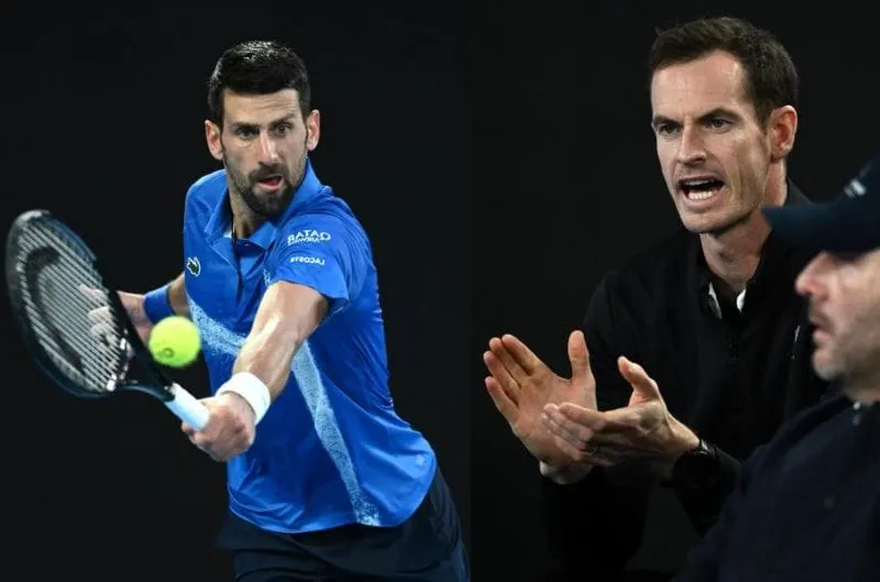 Novak Djokovic brilla en el Australian Open con Andy Murray como su nuevo coach