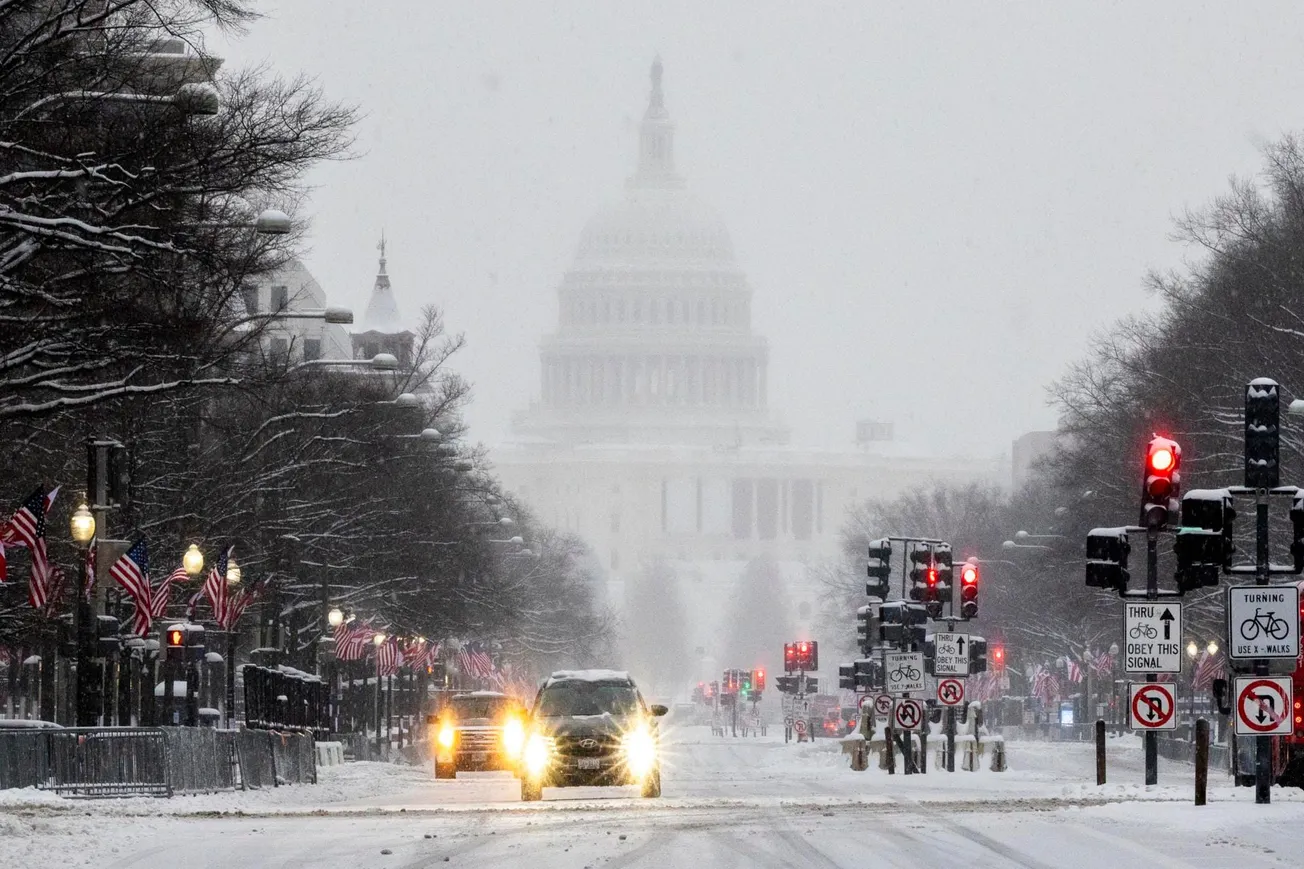 Pronostican otra nevada en D.C. entre el viernes y sábado