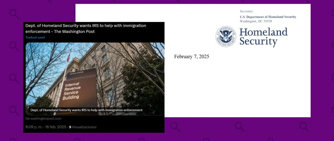 inmigración trump inmigrantes IRS DHS