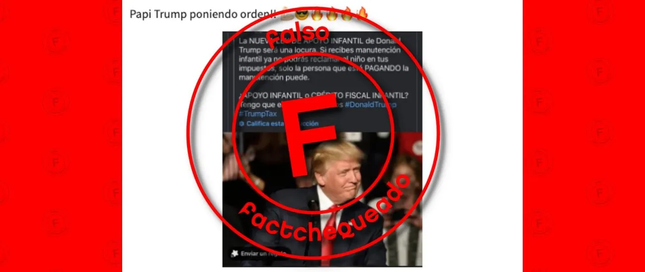 apoyo infantil trump