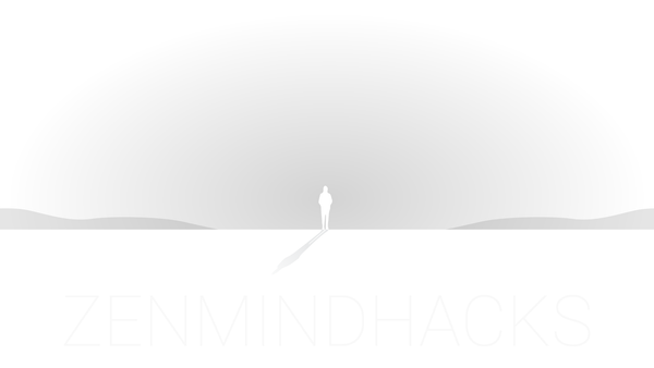 Person on empty horizon