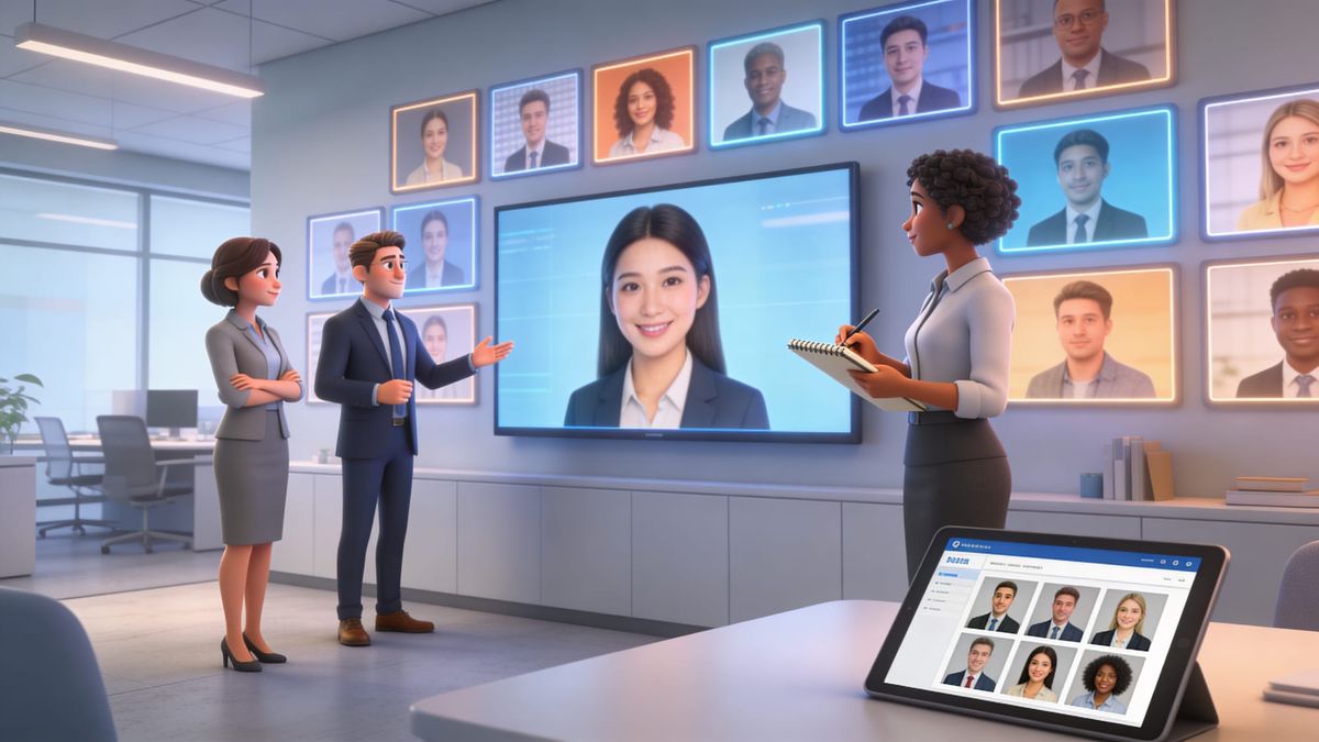 Portraits collaborateurs incohérents sur intranet montrant l'impact visuel sur l'engagement interne