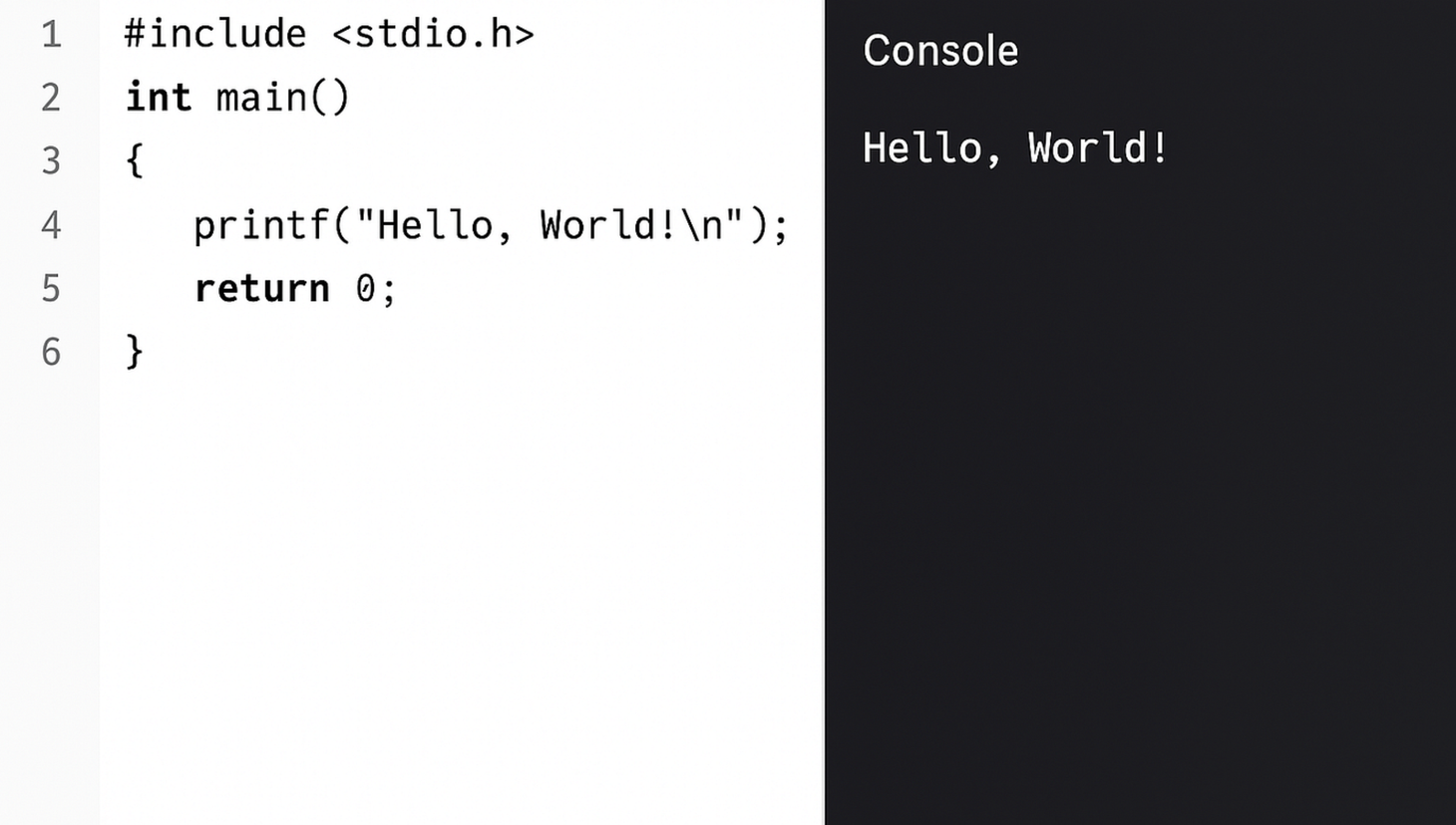Hello, World
