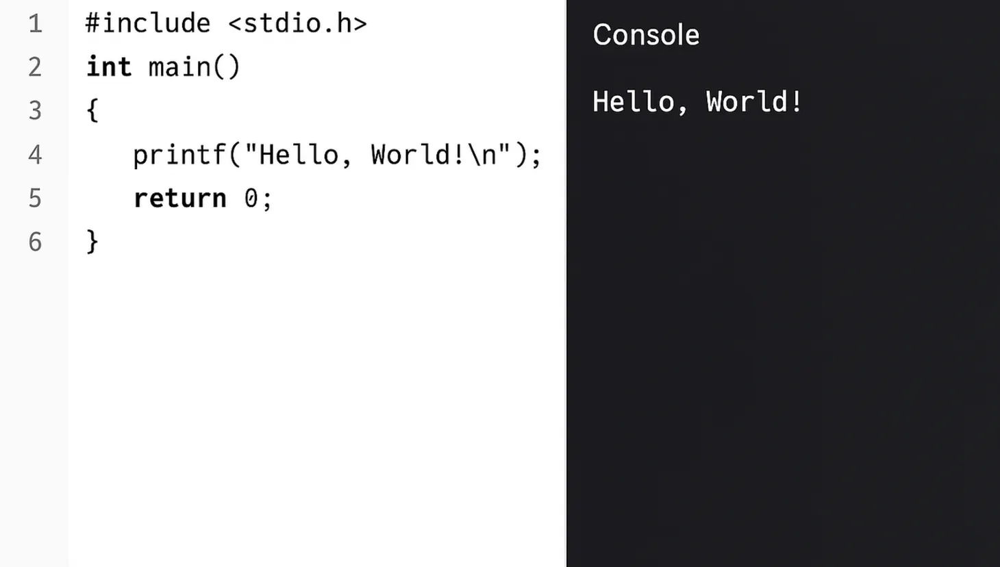 Hello, World