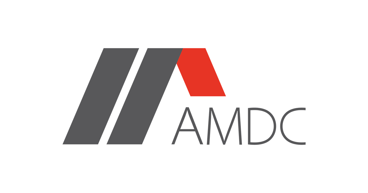 AMDC logo representing Amber Mill Design Center, a digital dental restoration design service.