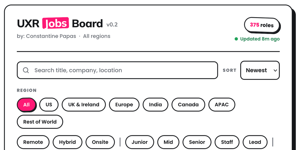 Finding the Job Is Harder Than Doing It. So I Made a UXR-Only Job Board.