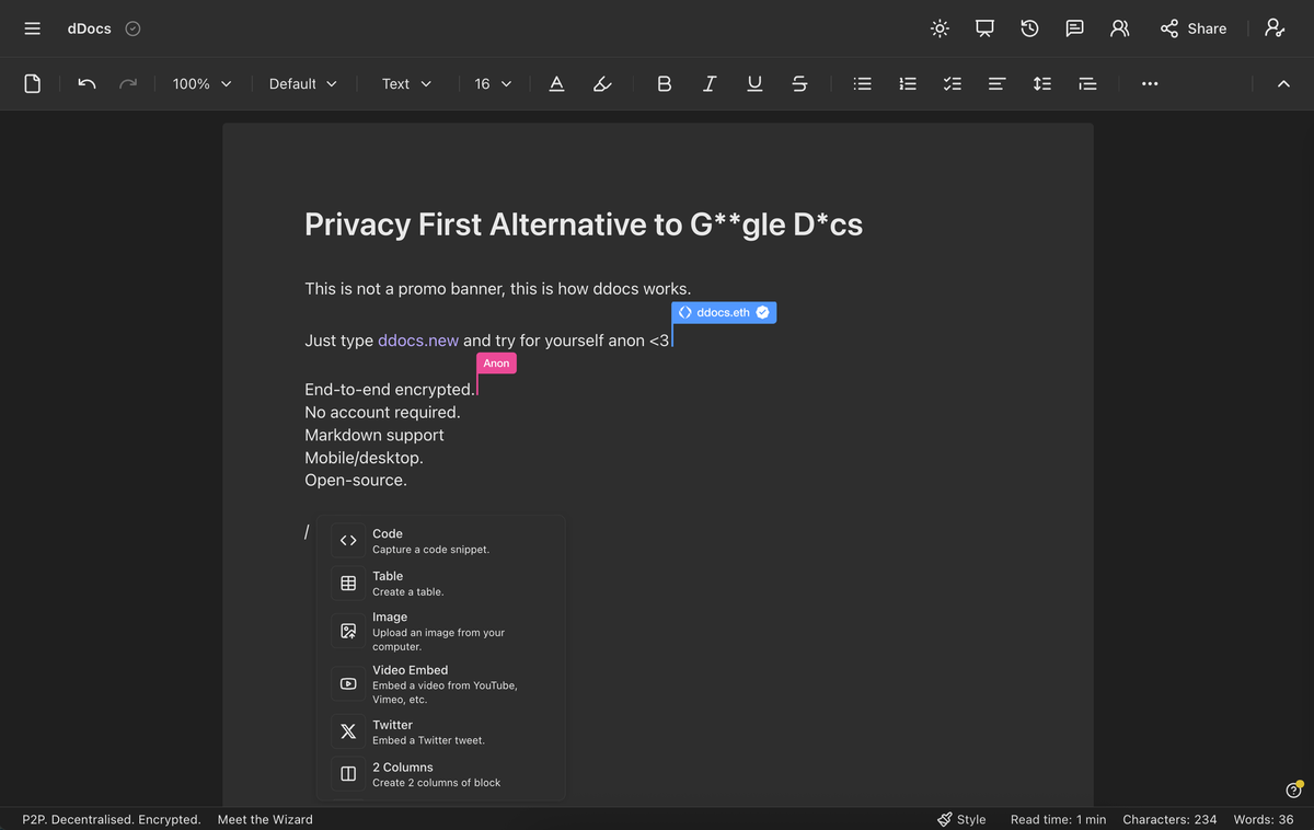 End-to-End Encrypted Google Docs Alternative for Privacy (2026)