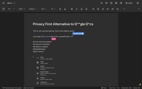 End-to-End Encrypted Google Docs Alternative for Privacy (2026)