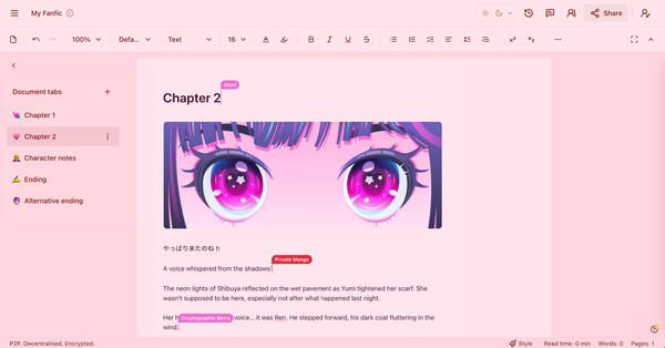 Google Docs Alternative for Fanfiction Writers (2026)