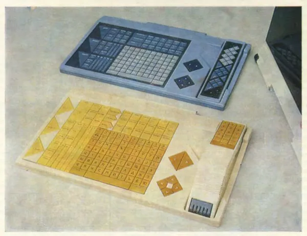 I think it's a keyboard with a built-in phone. But don't hold me to that.