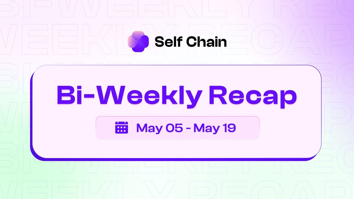 Self Chain Bi-Weekly Recap: DePIN Ecosystem Integrations & Developer Empowerment