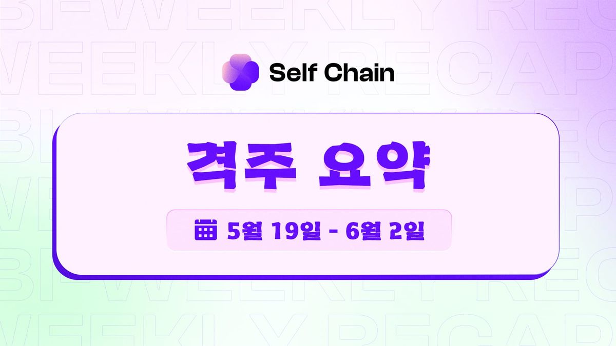 셀프체인 격주 리캡: 테스트넷 재활성화 & 생태계 성장