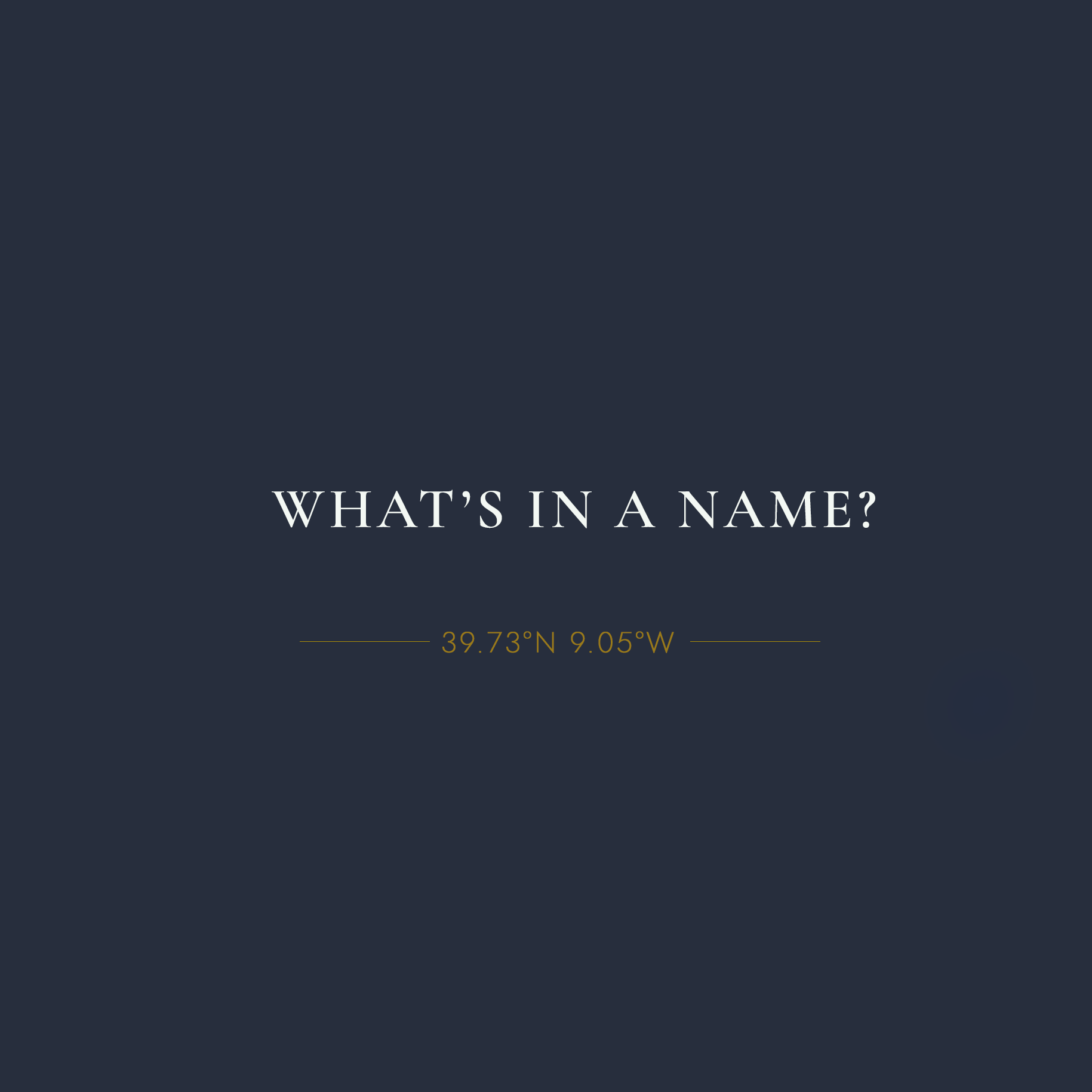 What's in a Name?