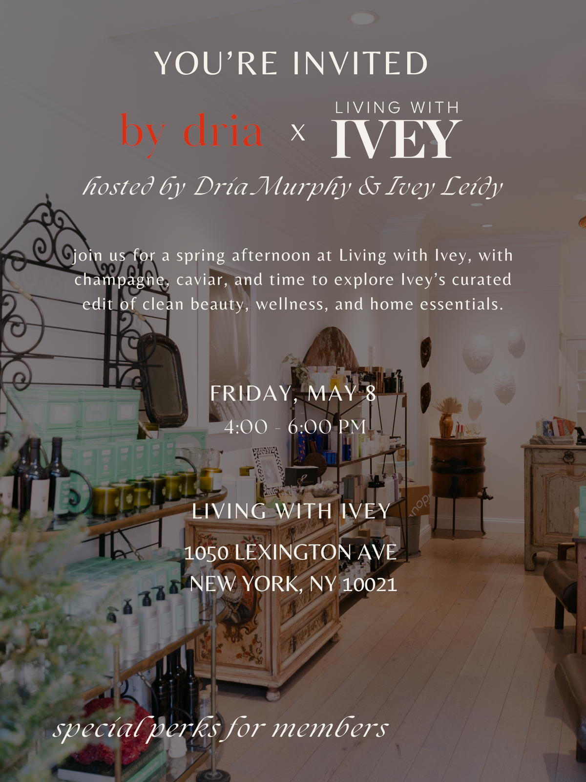 INVITE: by dria x Living with Ivey