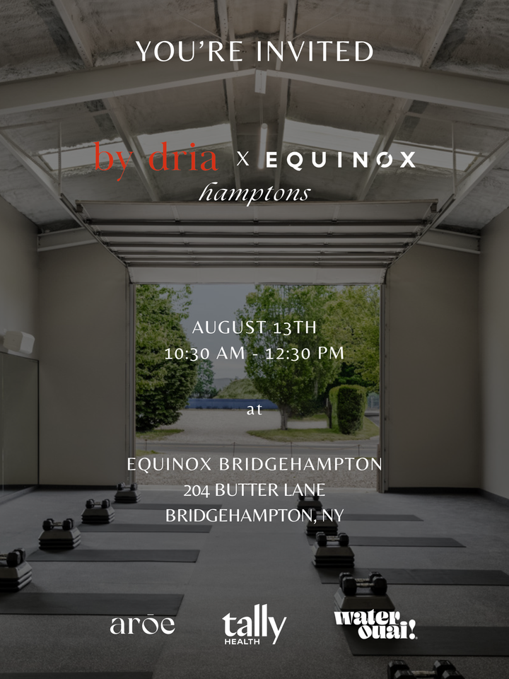 INVITE: by dria x Equinox in the Hamptons
