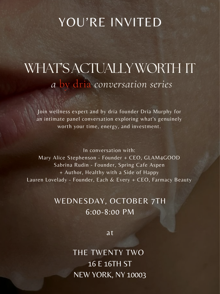 INVITE: by dria panel at The Twenty Two in New York City