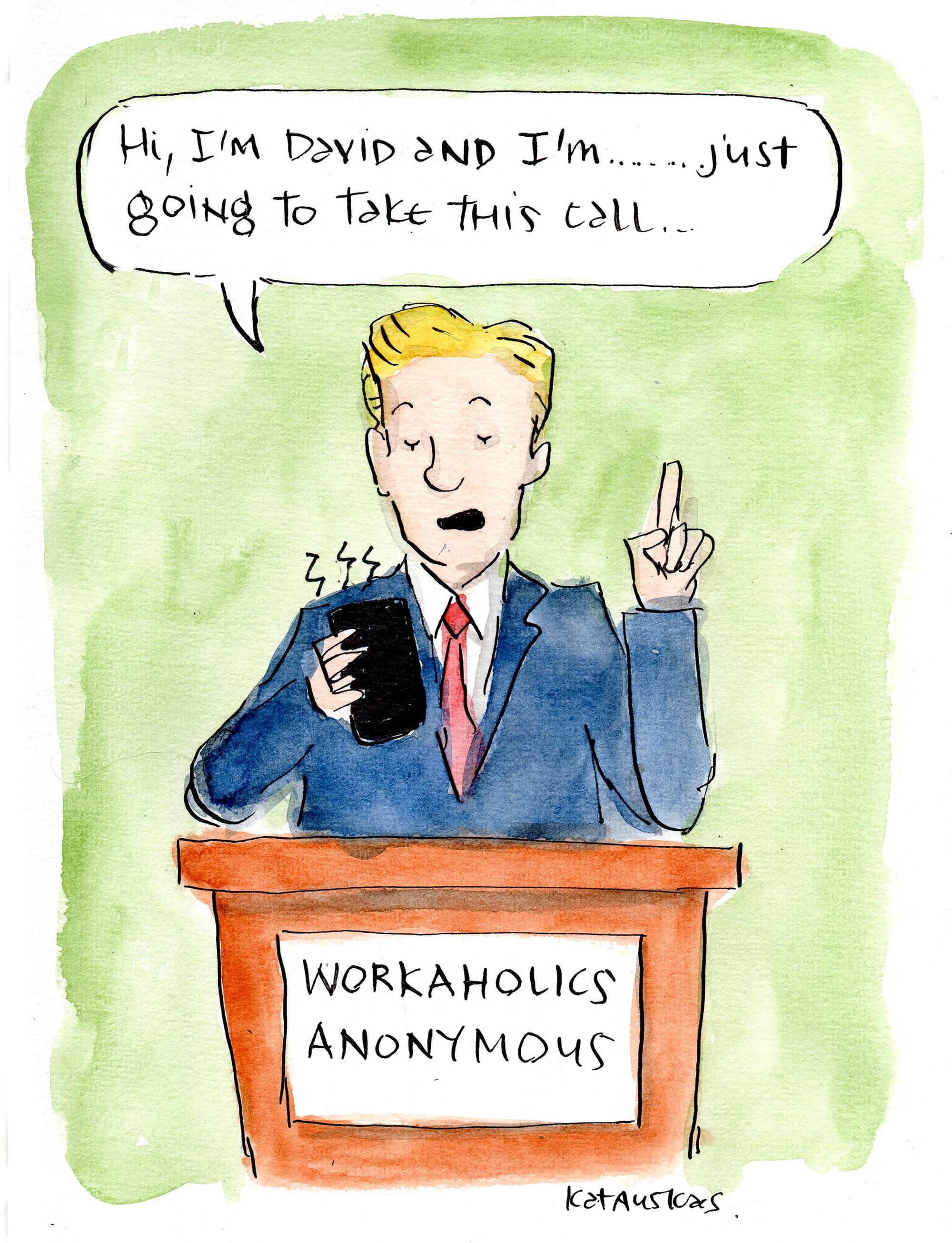 This week's cartoon theme is "work"...