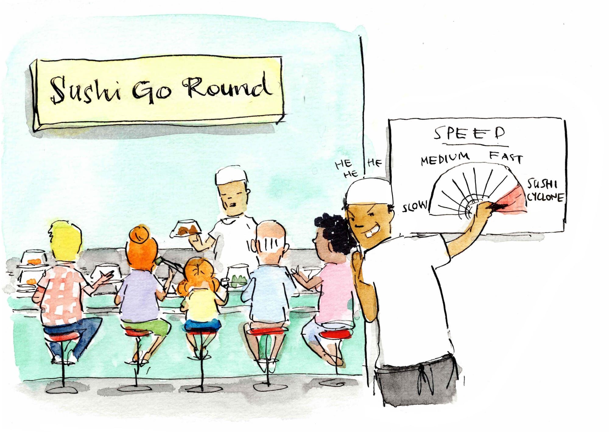 Maybe it's cartoonists' brain ...
