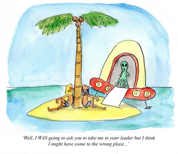 It's a Desert Island Friday AND the last installment in our alien series...