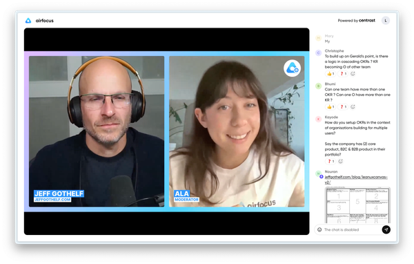 Guest speaker on a webinar using Contrast
