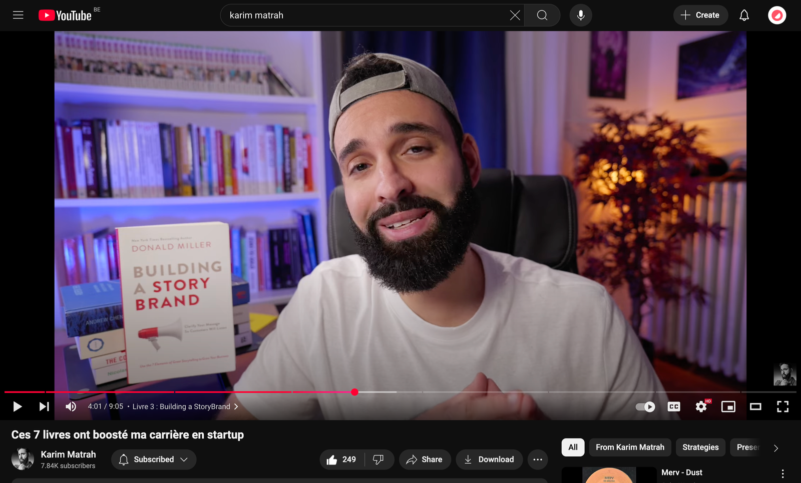 Image showing a storyteller talking about building a brand story