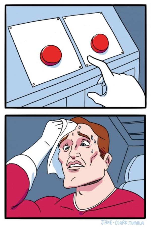 Meme about choice