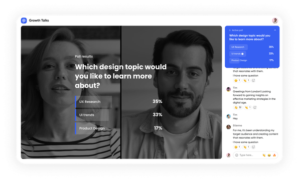 image showing a poll on Contrast