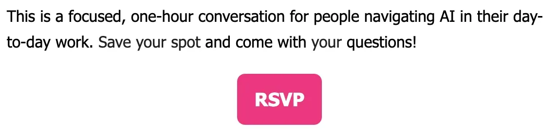 The most straightforward CTA in history