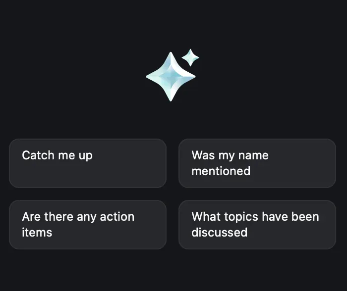 screenshot of zoom's ai companion for webinars